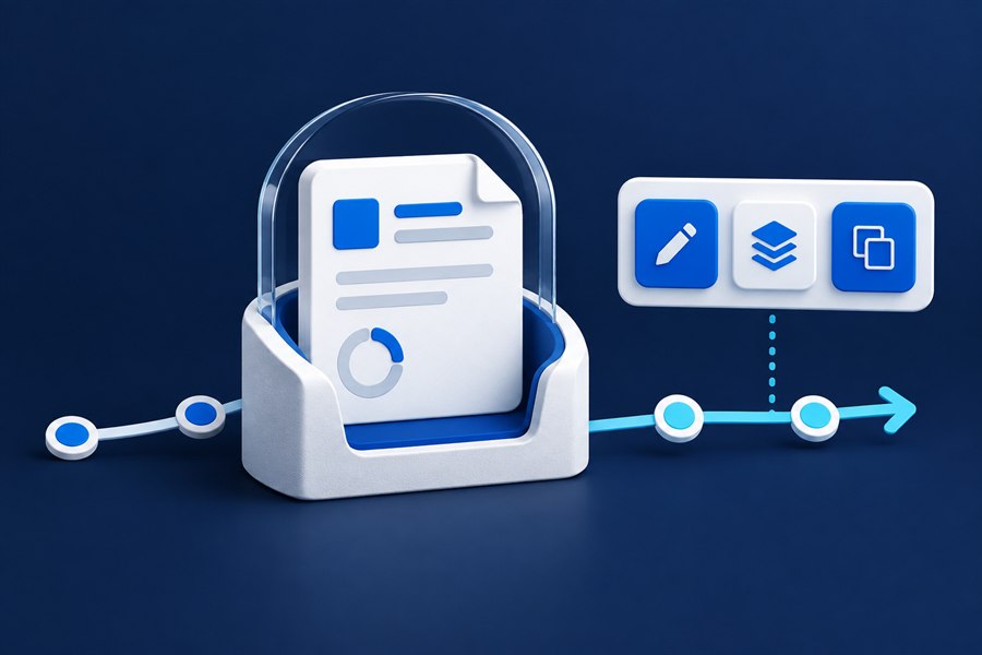 An unfinished test record protected while focused and bulk actions remain available